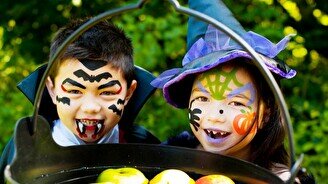 Детская арт-вечеринка в стиле halloween